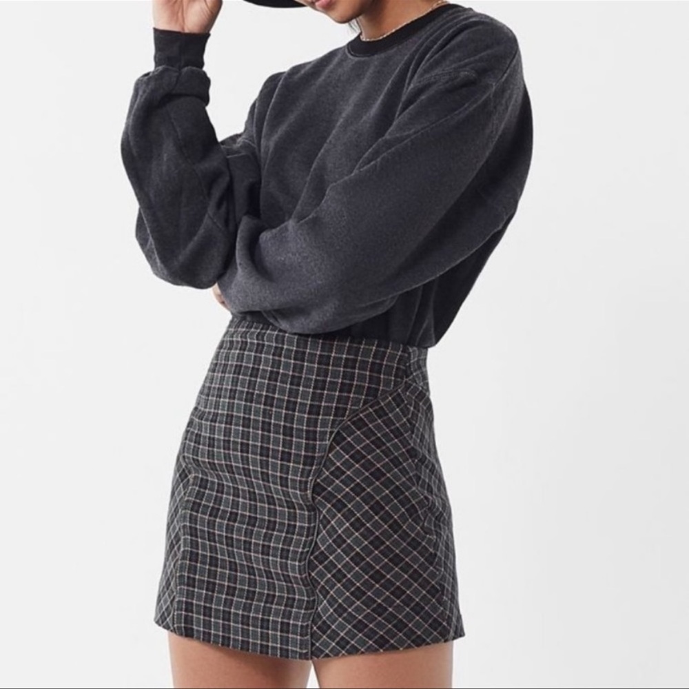 Urban Outfitters Plaid Mini Skirt